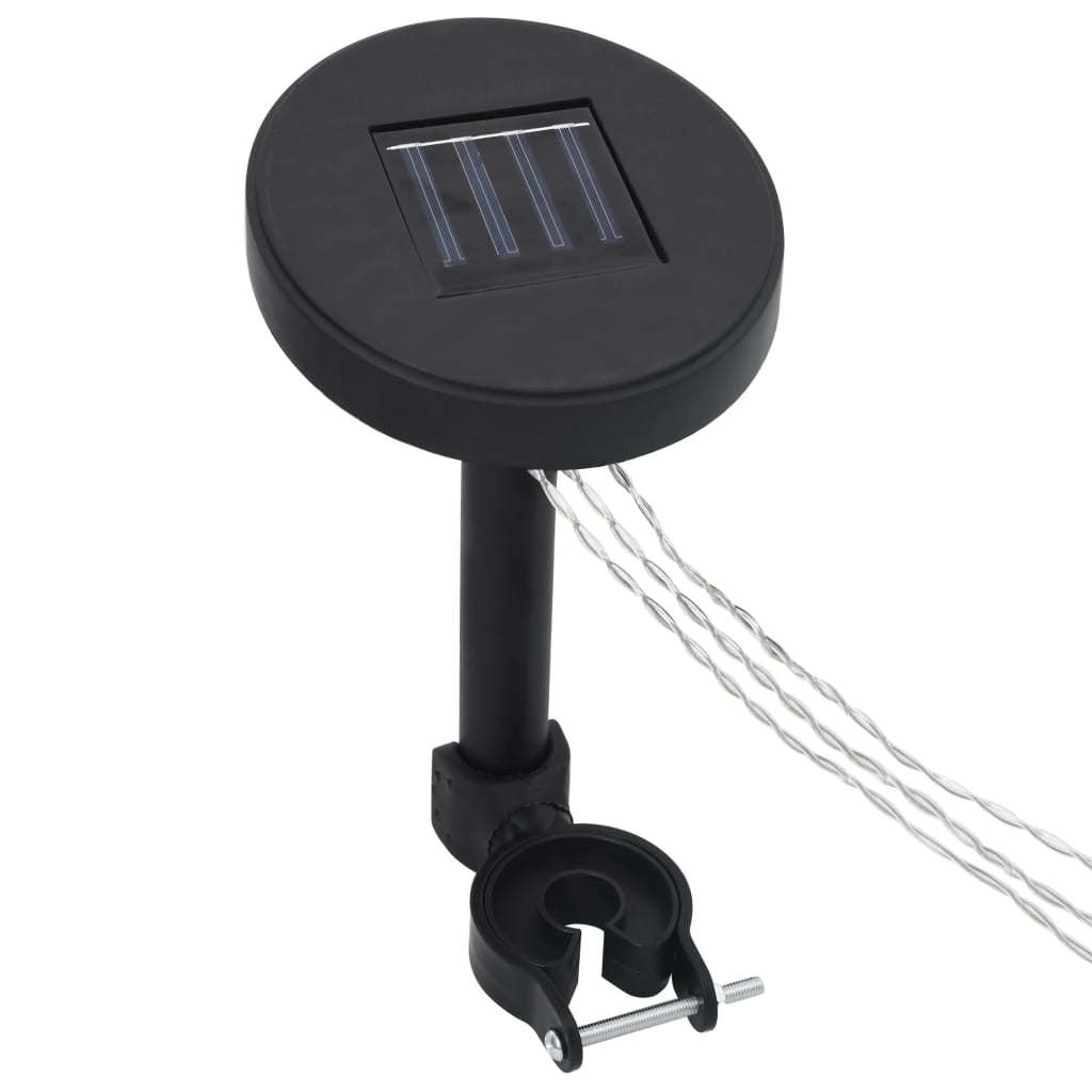 Gazebo Led-Lysslynge Med Solcellepanel