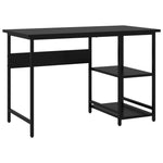 Pc-Bord Svart 105X55X72 Cm Mdf Og Metall