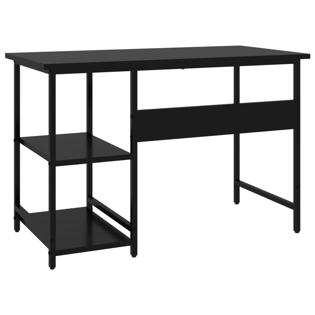 Pc-Bord Svart 105X55X72 Cm Mdf Og Metall
