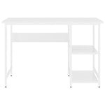 Pc-Bord Hvit 105X55X72 Cm Mdf Og Metall