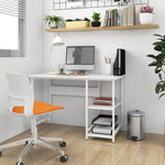 Pc-Bord Hvit 105X55X72 Cm Mdf Og Metall