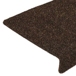 Trappematter 15 Stk Nålestempel 65X21X4 Cm Brun