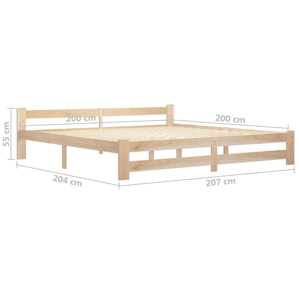 Sengeramme Heltre Furu 200X200 Cm