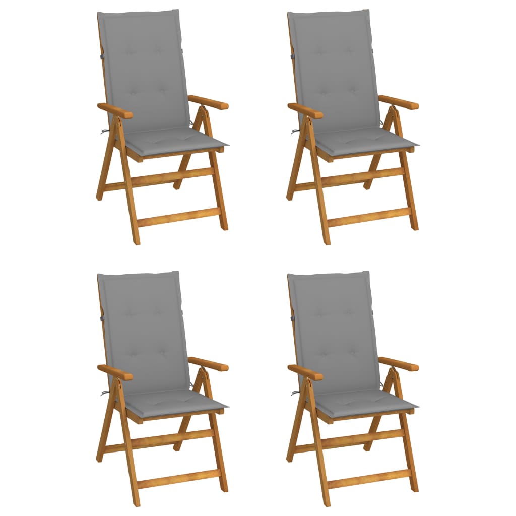 Hagelenestoler 4 Stk Med Puter Heltre Akasie