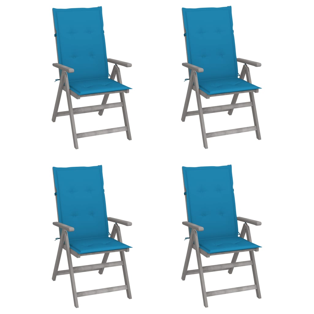Hagelenestoler 4 Stk Med Puter Heltre Akasie