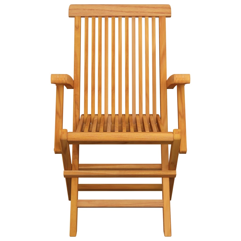 Sammenleggbare Hagestoler 4 Stk Heltre Teak