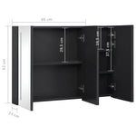 Led-Speilskap Til Bad 89X14X62 Cm