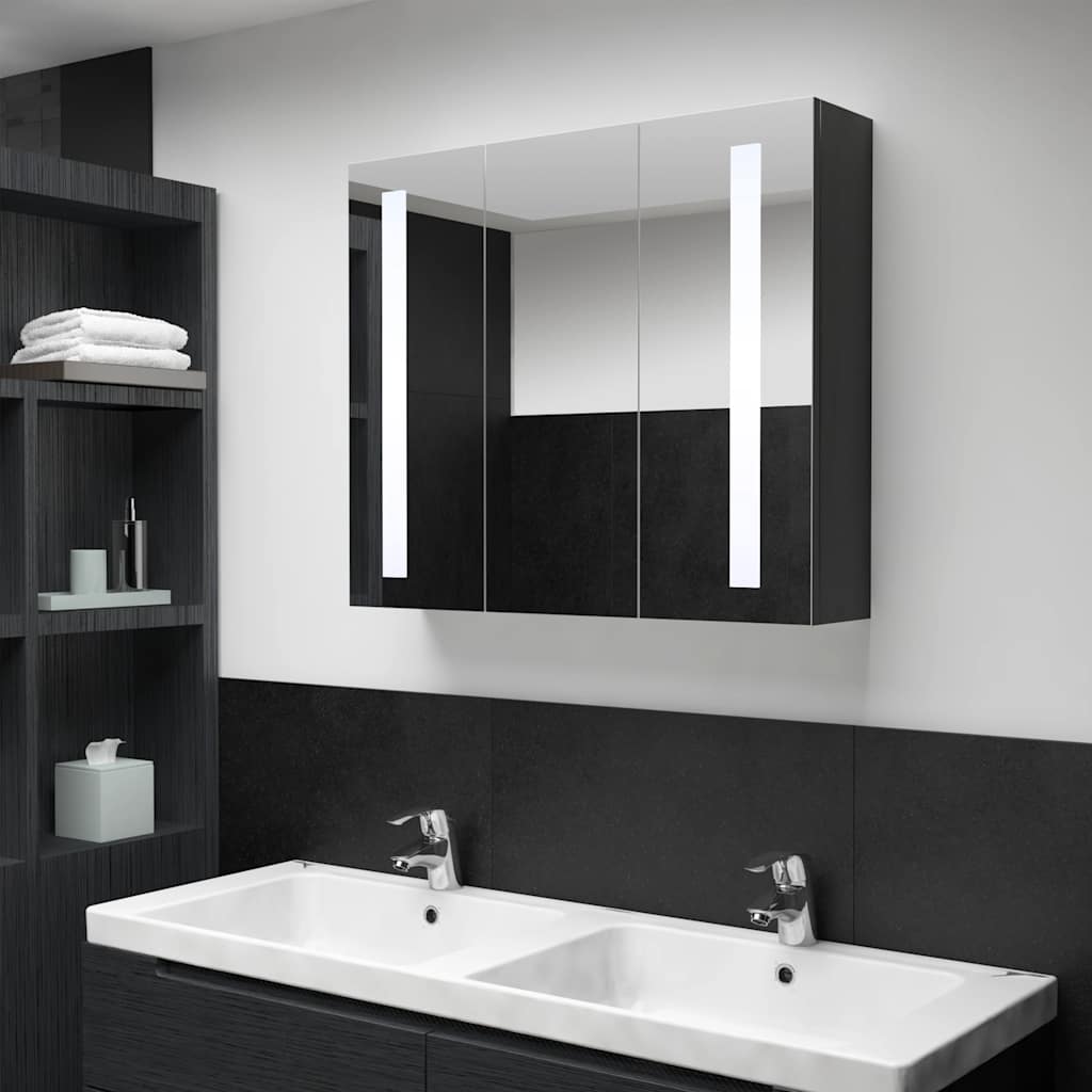 Led-Speilskap Til Bad 89X14X62 Cm