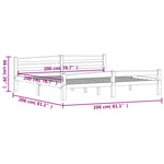 Sengeramme Heltre Furu 200X200 Cm