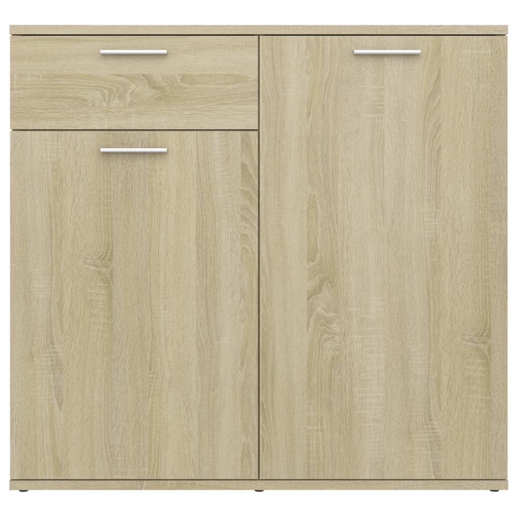 Skjenk Sonoma Eik 80X36X75 Cm Konstruert Tre
