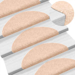Selvklebende Trappematter 10 Stk Kremhvit 56X17X3Cm Nålestempel
