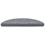 Selvklebende Trappematter 10 Stk Lysegrå 56X17X3 Cm Nålestempel