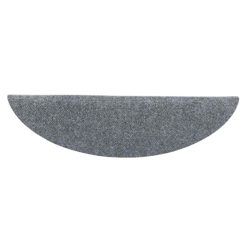 Selvklebende Trappematter 10 Stk Lysegrå 56X17X3 Cm Nålestempel