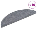 Selvklebende Trappematter 10 Stk Lysegrå 56X17X3 Cm Nålestempel