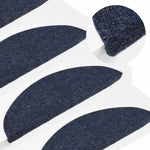 Selvklebende Trappematter 10 Stk Blå 56X17X3 Cm Nålestempel
