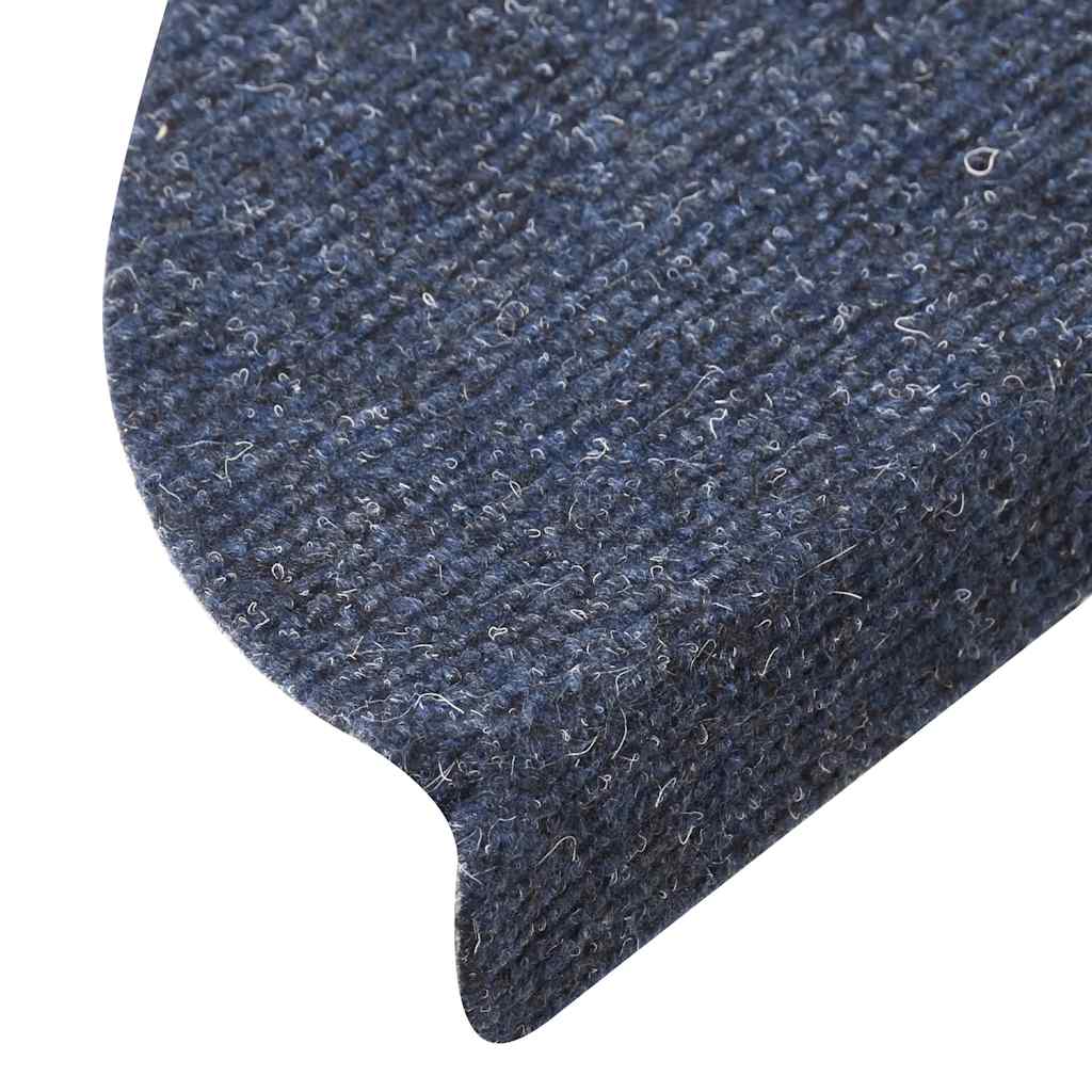 Selvklebende Trappematter 10 Stk Blå 56X17X3 Cm Nålestempel