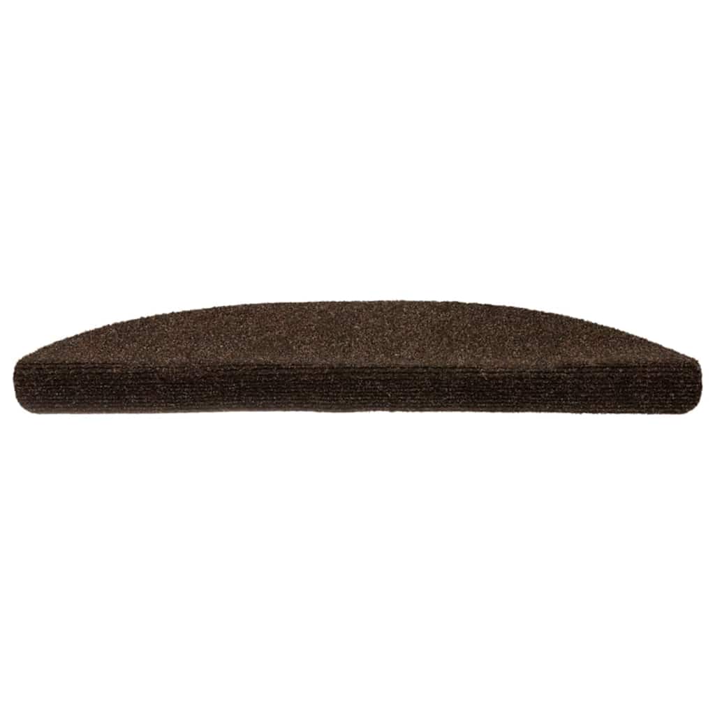 Selvklebende Trappematter 5 Stk Brun 56X17X3 Cm Nålestempel