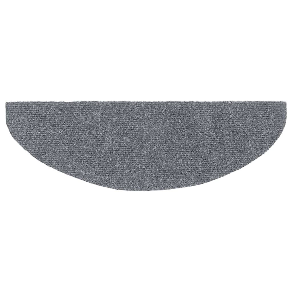 Selvklebende Trappematter 5 Stk Lysegrå 65X21X4 Cm Nålestempel