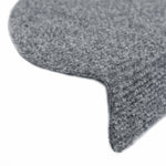 Selvklebende Trappematter 5 Stk Lysegrå 65X21X4 Cm Nålestempel