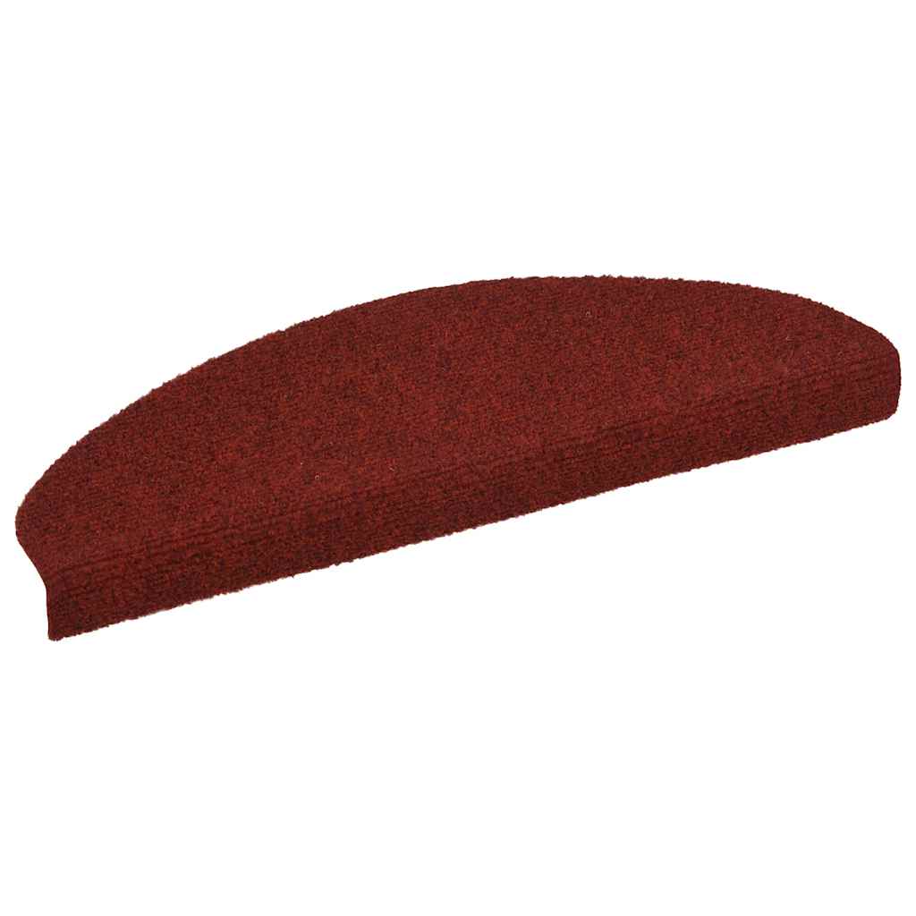 Selvklebende Trappematter 5 Stk Rød 65X21X4 Cm Nålestempel