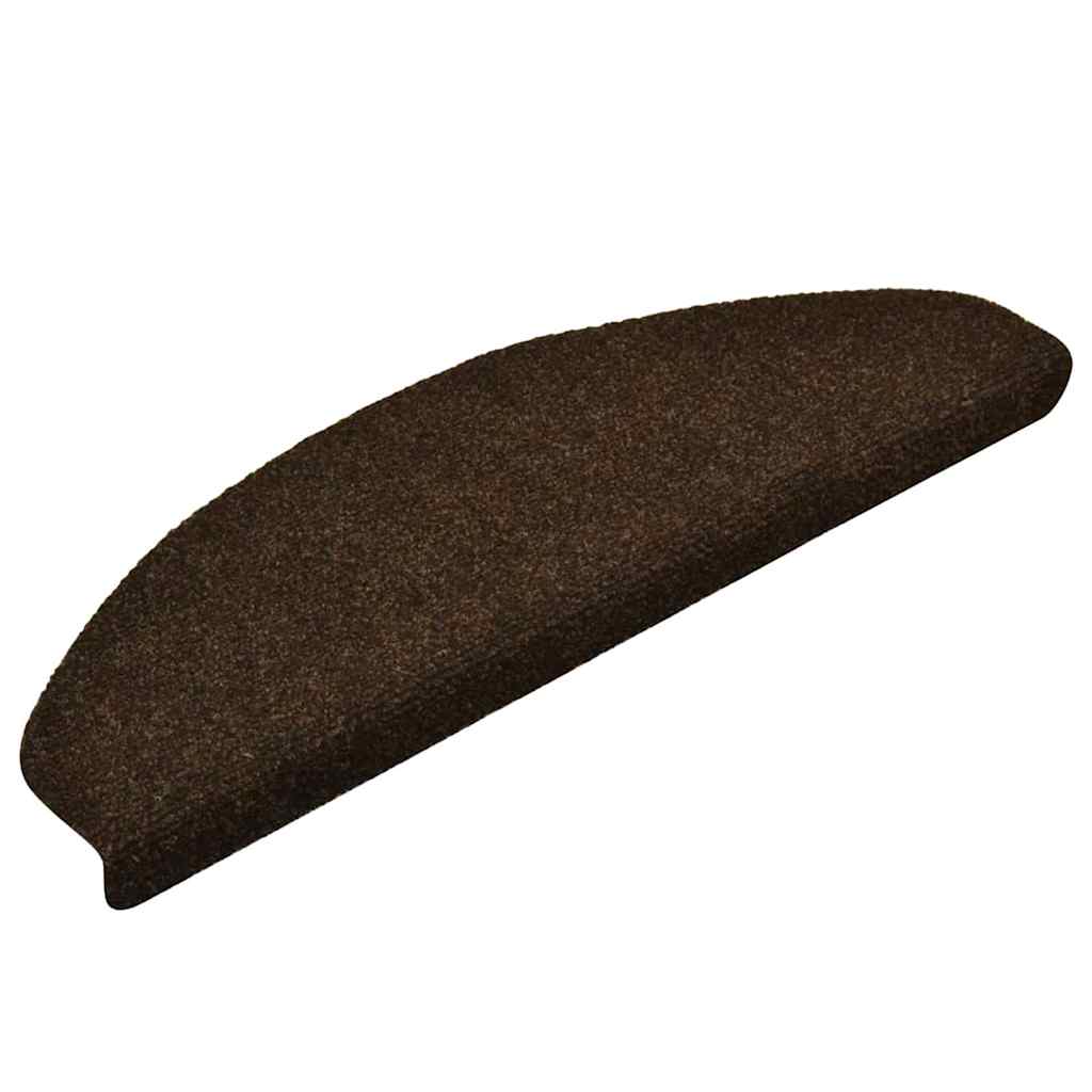 Selvklebende Trappematter 5 Stk Brun 65X21X4 Cm Nålestempel