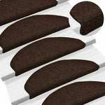 Selvklebende Trappematter 5 Stk Brun 65X21X4 Cm Nålestempel