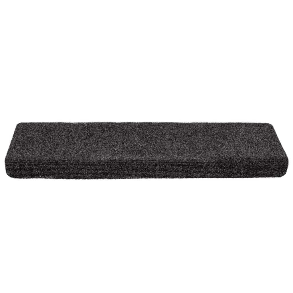 Selvklebende Trappematter 5 Stk Grå 65X21X4 Cm Nålestempel