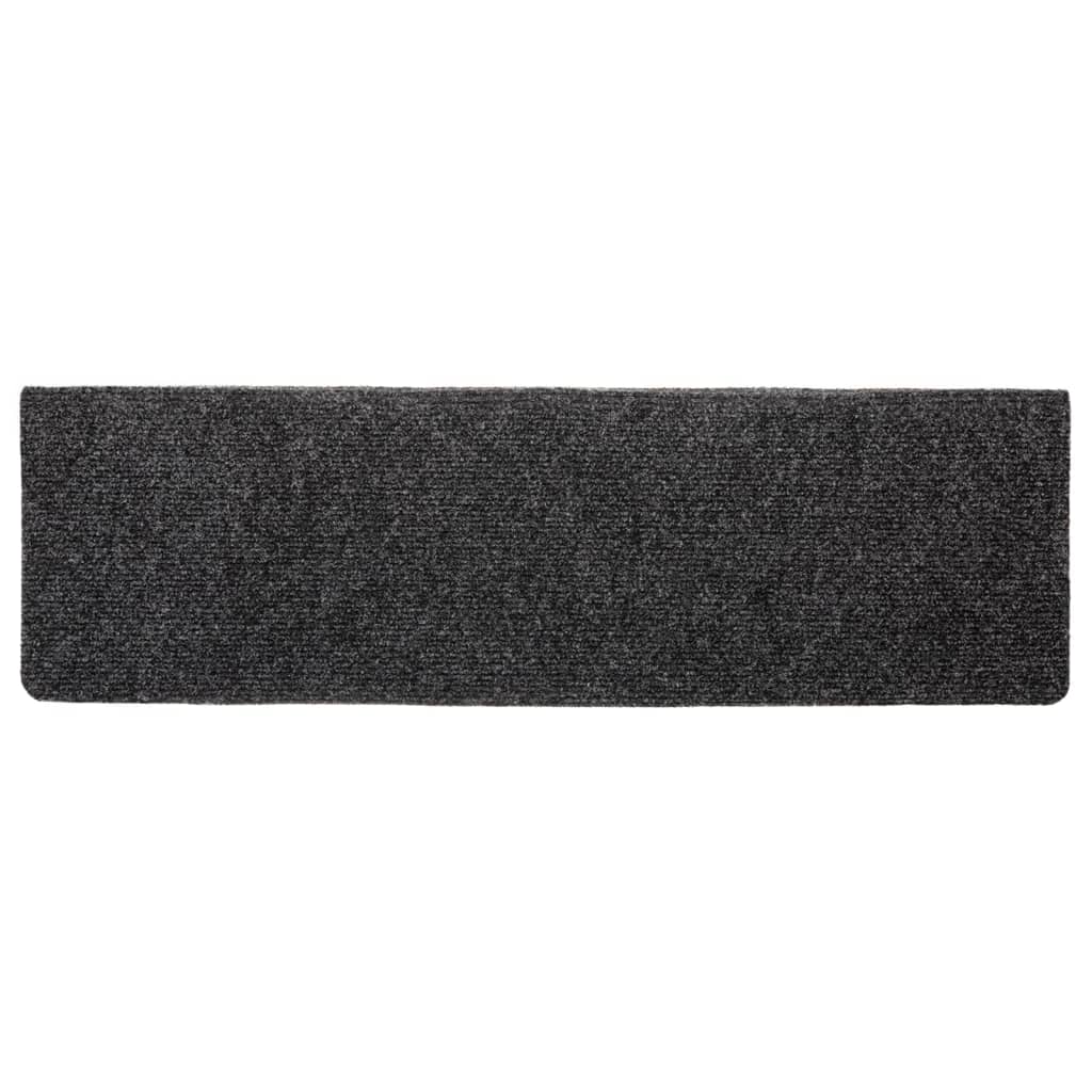 Selvklebende Trappematter 5 Stk Grå 65X21X4 Cm Nålestempel