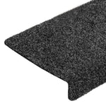 Selvklebende Trappematter 5 Stk Grå 65X21X4 Cm Nålestempel