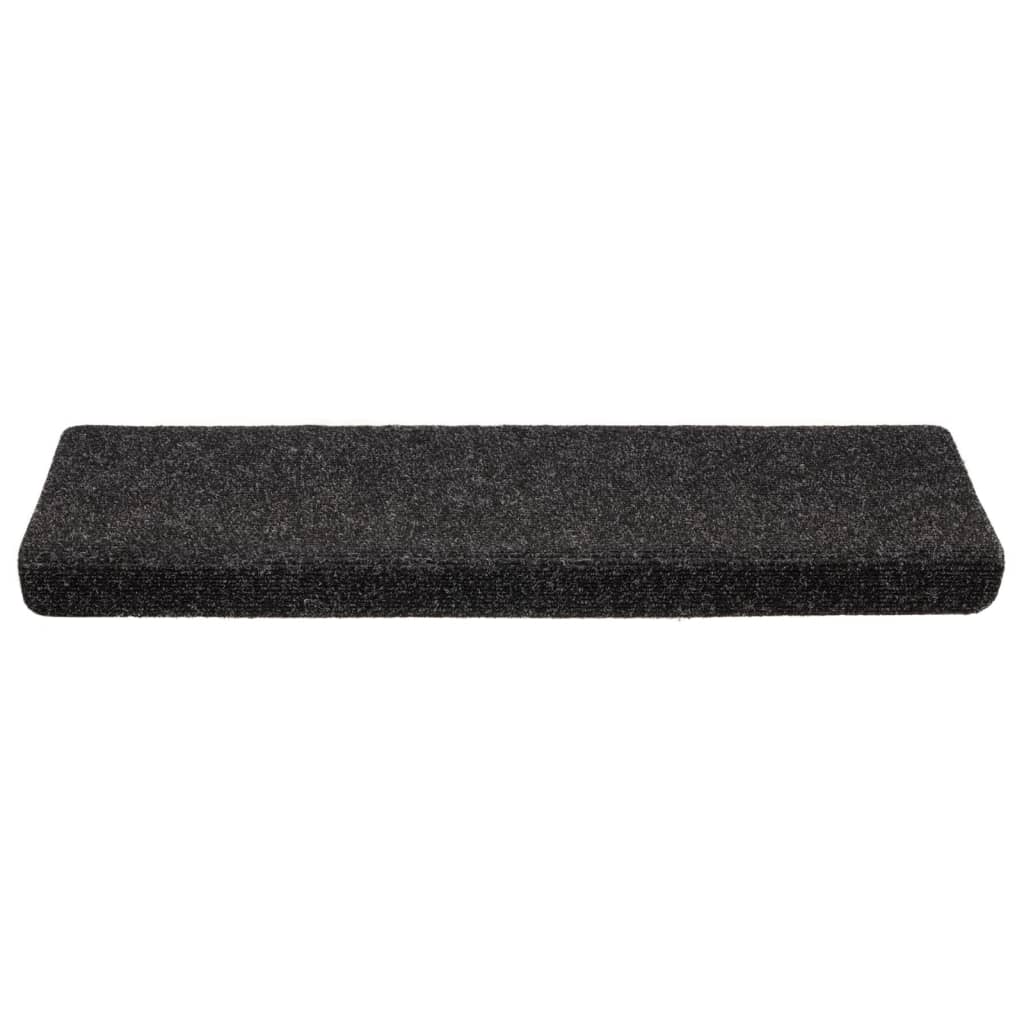Selvklebende Trappematter 5 Stk Svart 65X21X4 Cm Nålestempel