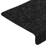 Selvklebende Trappematter 5 Stk Svart 65X21X4 Cm Nålestempel