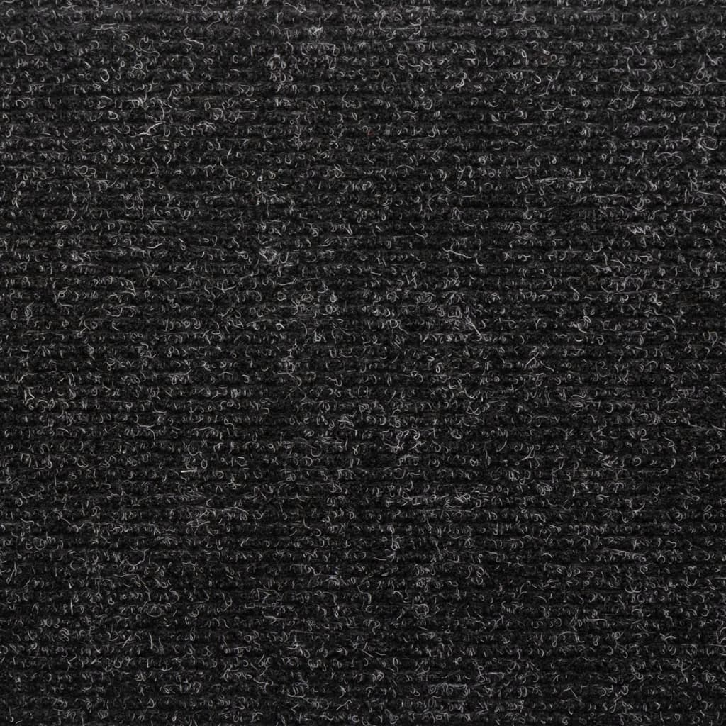 Selvklebende Trappematter 5 Stk Svart 65X21X4 Cm Nålestempel