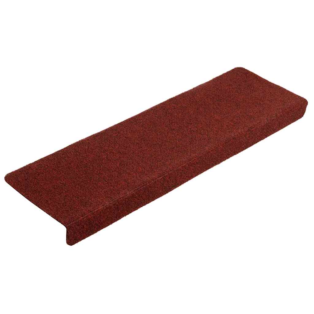 Selvklebende Trappematter 5 Stk Vinrød 65X21X4 Cm Nålestempel