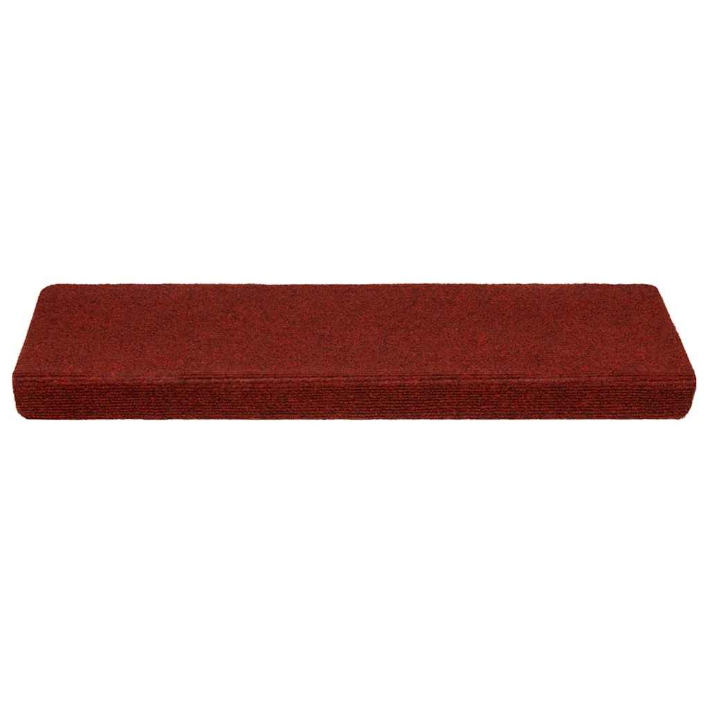 Selvklebende Trappematter 5 Stk Vinrød 65X21X4 Cm Nålestempel