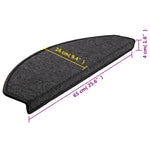 Trappematter 10 Stk 65X24X4 Cm Antrasitt