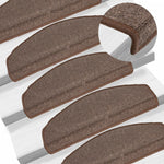 Trappematter 10 Stk 65X24X4 Cm Kaffebrun