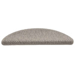 Selvklebende Trappematter Sisal-Utseende 15 Stk 56X17X3 Cm Sølv