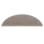 Selvklebende Trappematter Sisal-Utseende 15 Stk 56X17X3 Cm Sølv