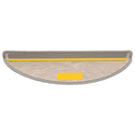 Selvklebende Trappematter Sisal-Utseende 15 Stk 56X17X3 Cm Sølv