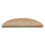 Selvklebende Trappematter Sisal-Utseende 15 Stk 56X17X3 Cm Sand