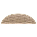 Selvklebende Trappematter Sisal-Utseende 15 Stk 56X17X3 Cm Sand