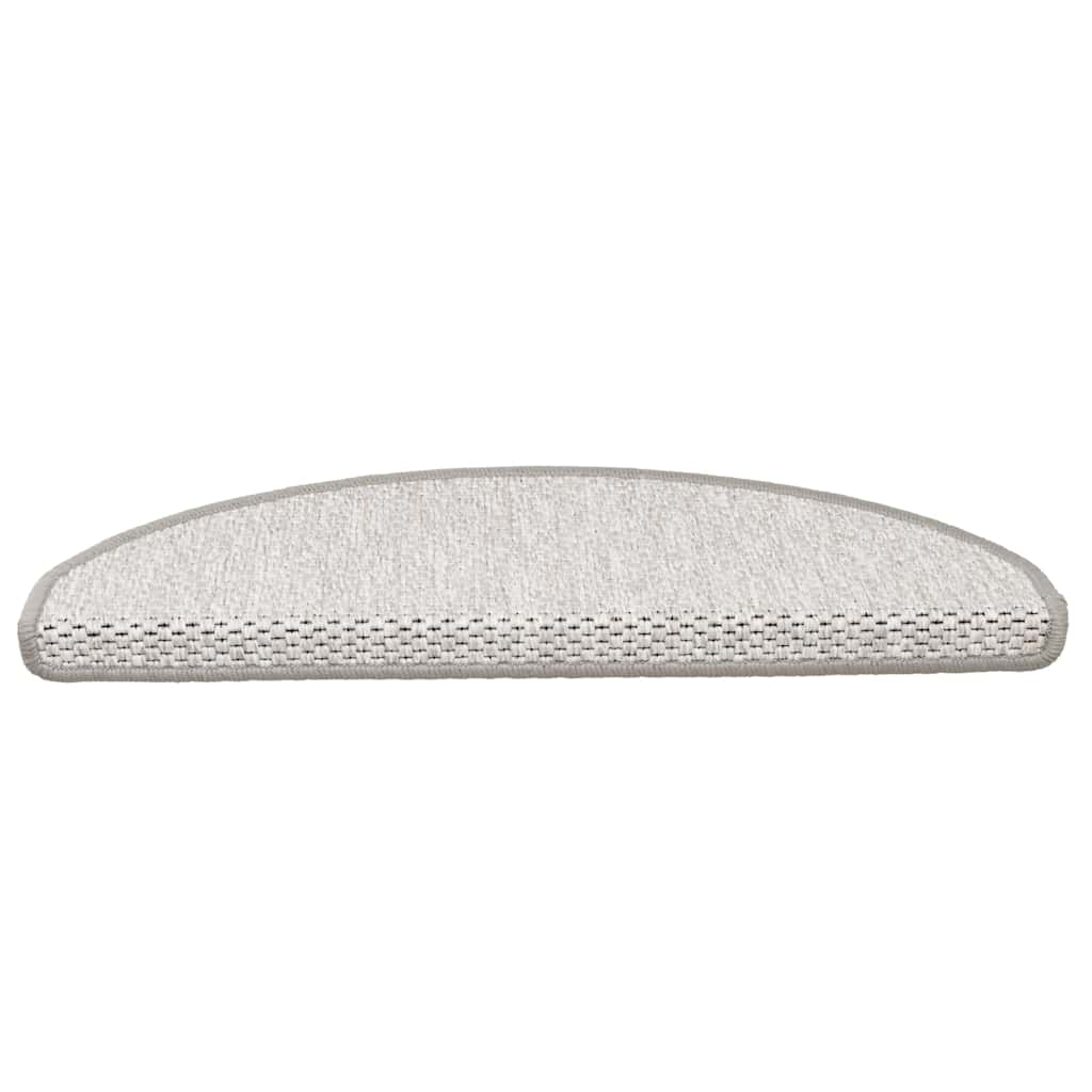 Selvklebende Trappematter Sisal 15 Stk 65X21X4 Cm Platina