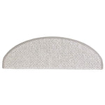 Selvklebende Trappematter Sisal 15 Stk 65X21X4 Cm Platina
