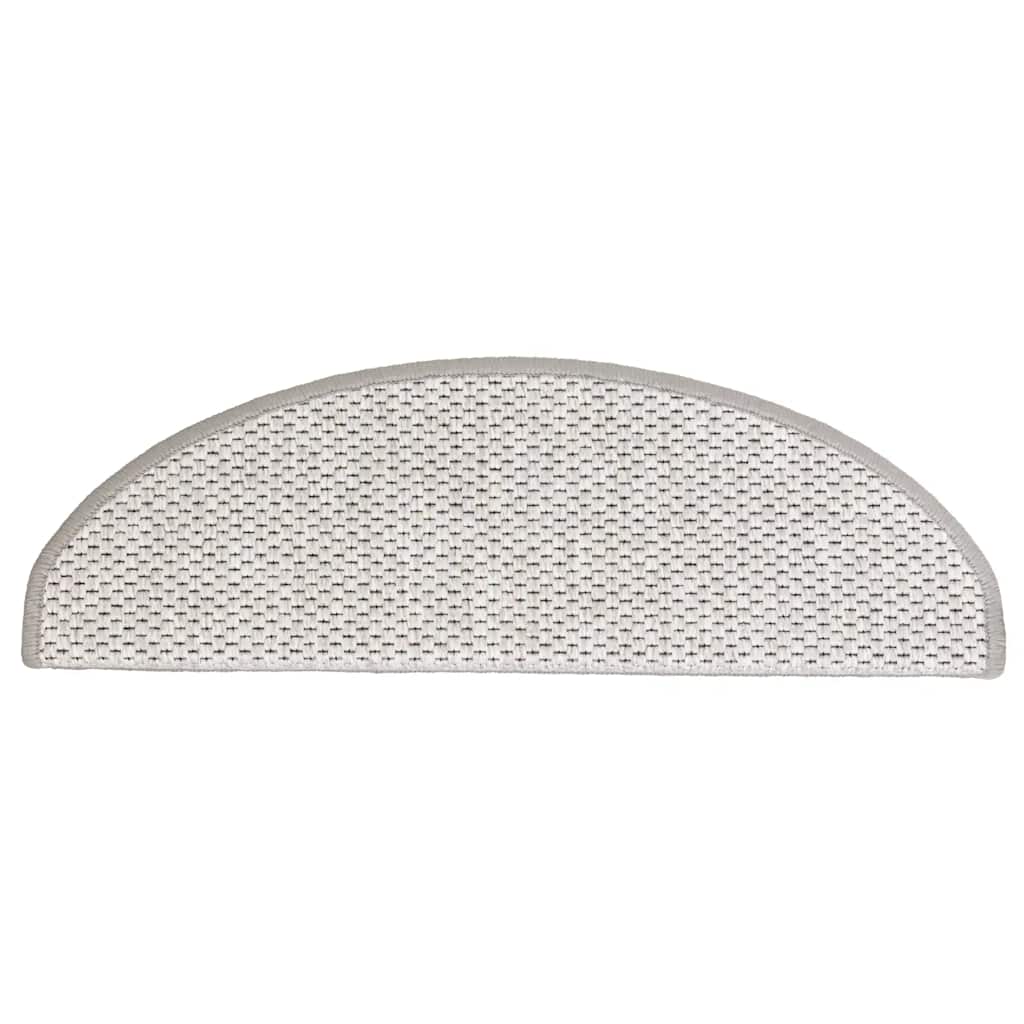 Selvklebende Trappematter Sisal 15 Stk 65X21X4 Cm Platina