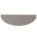 Selvklebende Trappematter Sisal-Utseende 15 Stk 65X21X4 Cm Sølv