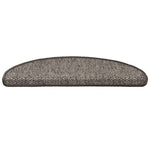 Selvklebende Trappematter Sisal 15 Stk 65X21X4 Cm Brun Beige