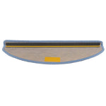 Selvklebende Trappematter Sisal-Utseende 15 Stk 65X21X4 Cm Blå