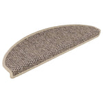 Selvklebende Trappematter Sisal 15 Stk 65X21X4 Cm Mørk Beige
