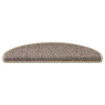 Selvklebende Trappematter Sisal 15 Stk 65X21X4 Cm Mørk Beige