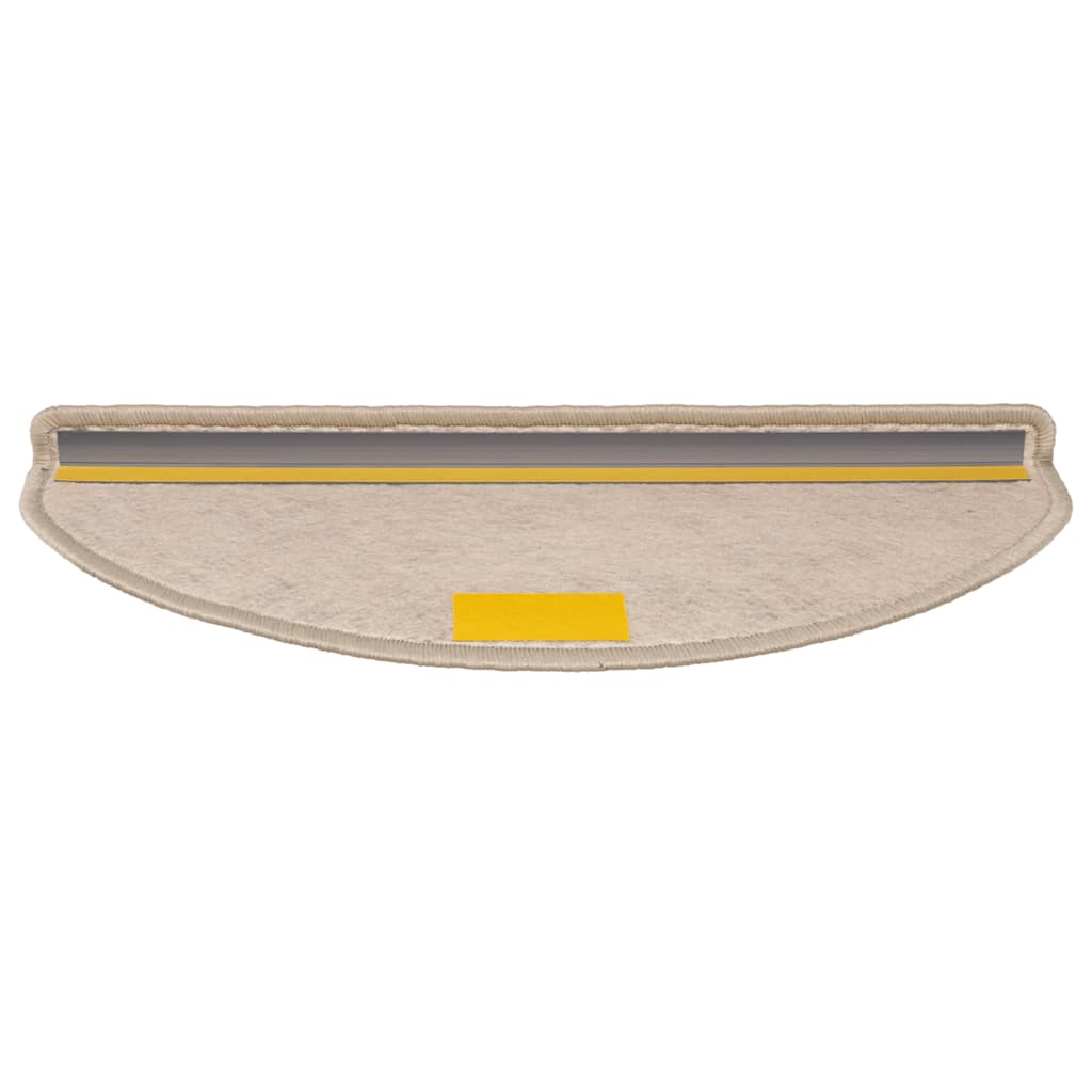 Selvklebende Trappematter Sisal 15 Stk 65X21X4 Cm Mørk Beige
